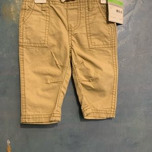 NWT Carter’s khaki pants 3 month boys